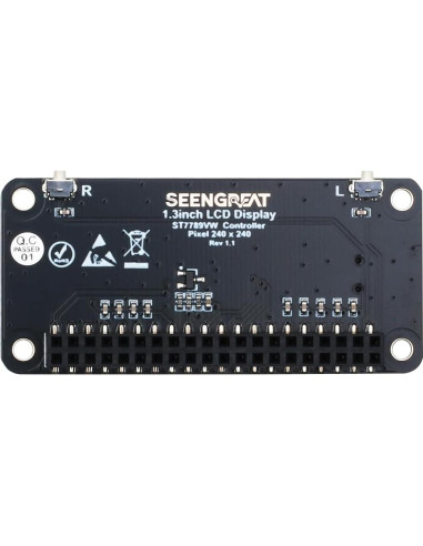 Pantalla LCD 1.3" xicolee ST7789 240x240 RGB para Raspberry Pi