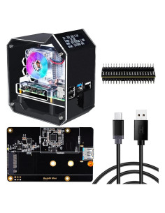 Kit Torre NAS Mini GeeekPi para Raspberry Pi 4 con Enfriador RGB