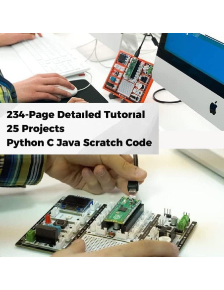 Kit de inicio Raspberry Pi Pico W Picobricks 12 sensores Kit de inicio Raspberry Pi Pico W Picobricks 12 sensores