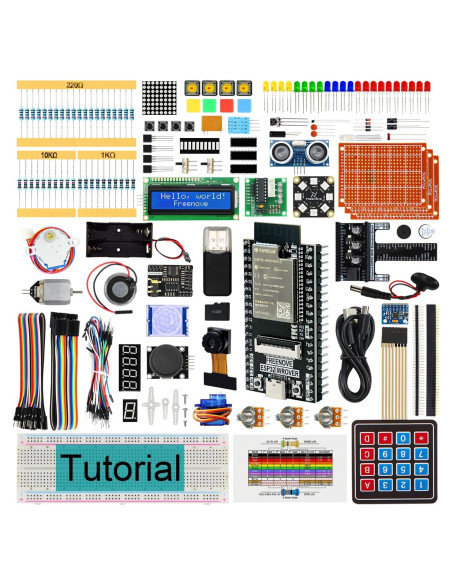 Kit de Inicio FREENOVE ESP32-WROVER CAM 240 MHz 122 Proyectos