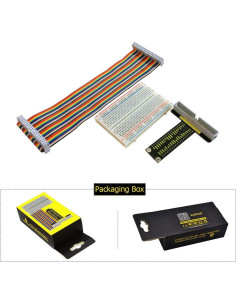 Kit de Expansión GPIO Keyestudio para Raspberry Pi - Cable y Protoboard 2