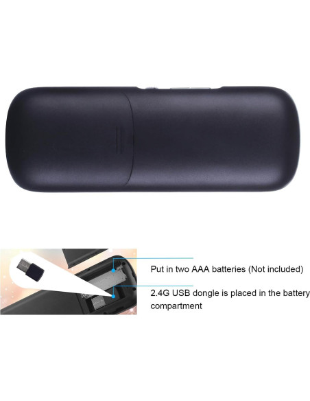 Teclado Inalámbrico Mini UNISEN KP-19SM Bluetooth y 2.4GHz