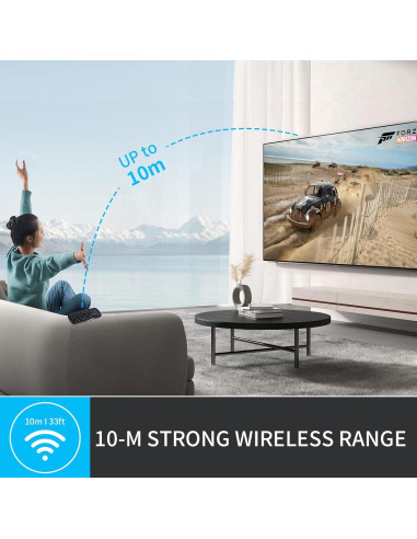 Teclado Inalámbrico Mini UNISEN KP-19SM Bluetooth y 2.4GHz