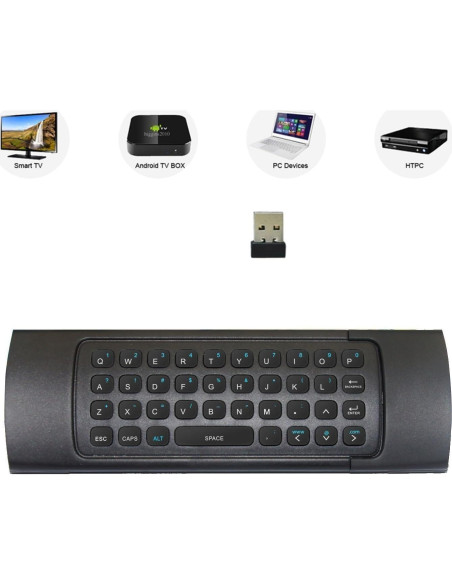 Teclado Inalámbrico Rii MX3 2.4G con Control Remoto IR Teclado Inalámbrico Rii MX3 2.4G con Control Remoto IR