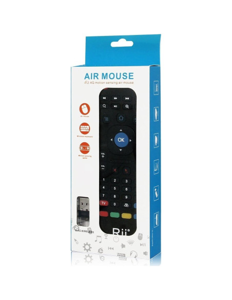 Teclado Inalámbrico Rii MX3 2.4G con Control Remoto IR Teclado Inalámbrico Rii MX3 2.4G con Control Remoto IR