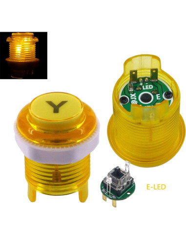 8 Botones LED Arcade SJ@JX Cherry MX Mezcla 5V para PC