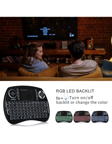 Teclado Mini Bluetooth UNISEN KP-21SM Retroiluminado