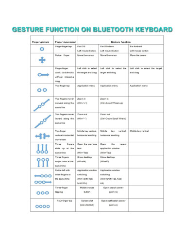 Teclado Bluetooth TOPIPRO Delgado con Retroiluminación 7 Colores y Touchpad