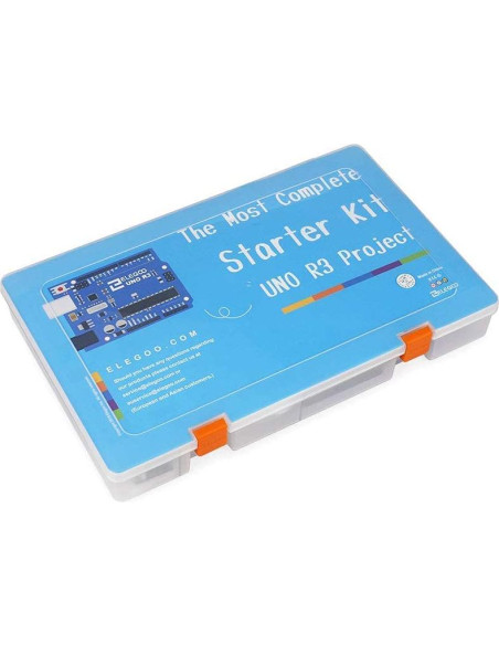 Kit de Inicio Electrónica Elegoo UNO R3 37 Módulos 120 Cables