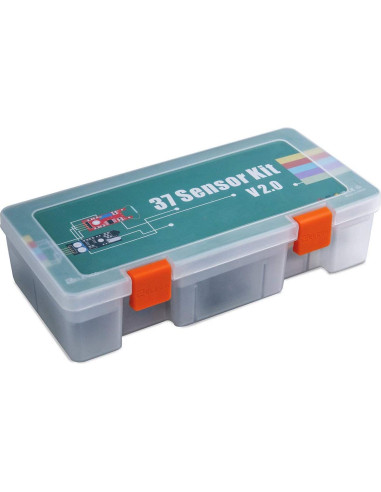 Kit de Inicio Electrónica Elegoo UNO R3 37 Módulos 120 Cables