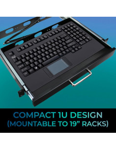 Teclado Industrial Adesso AKB-425UB USB con Touchpad 2