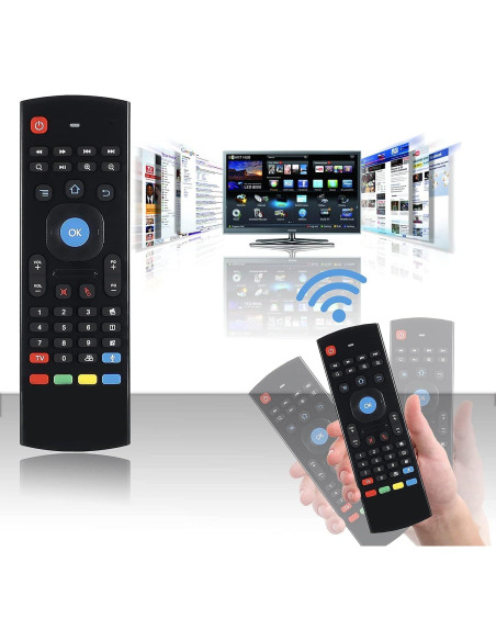 Control Remoto Inalámbrico HONONJO MX3 con Teclado y Voz