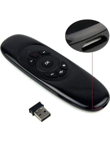 Control Remoto Inalámbrico BIFANS Air Mouse con Teclado RGB