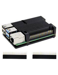 Caja de Aluminio Geekworm P122 para Raspberry Pi 4 Modelo B