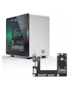 Caja Mini Torre Aluminio ElectroCookie para Raspberry Pi 5