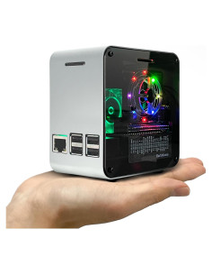 Caja Mini Torre Aluminio ElectroCookie para Raspberry Pi 3