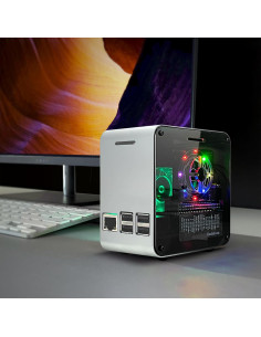 Caja Mini Torre Aluminio ElectroCookie para Raspberry Pi 3 2