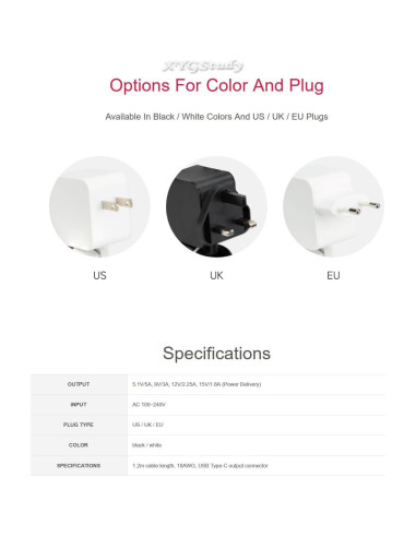 Fuente de Alimentación 27W USB Tipo-C Oficial Raspberry Pi 5