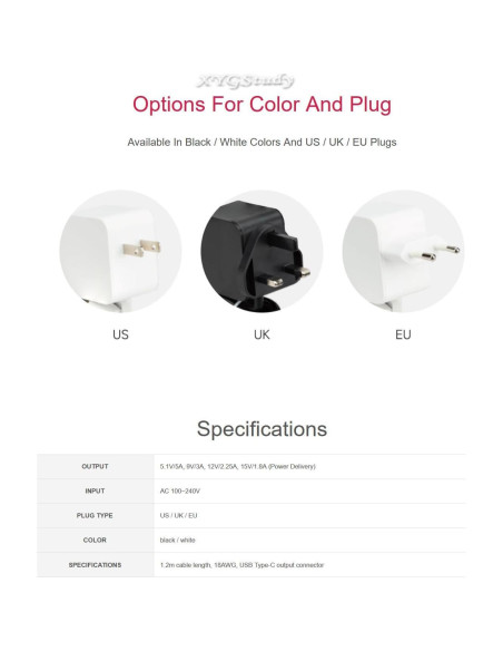 Fuente de Alimentación 27W USB Tipo-C Oficial Raspberry Pi 5