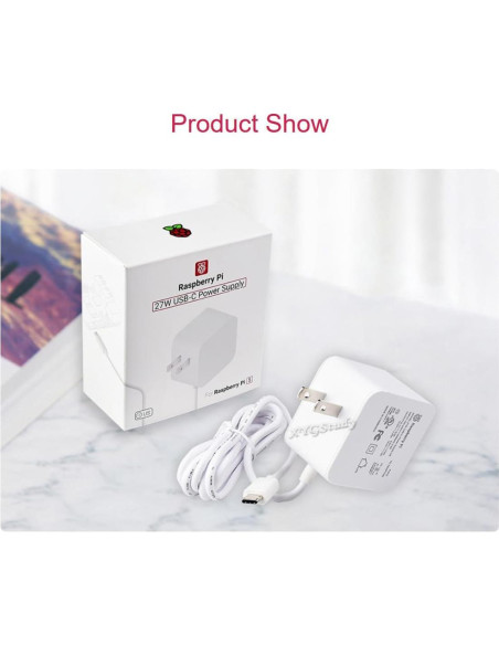 Fuente de Alimentación 27W USB Tipo-C Oficial Raspberry Pi 5