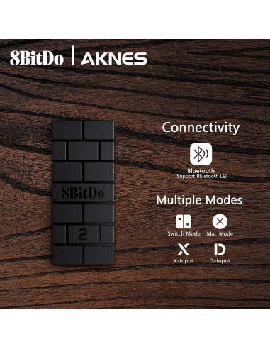 Adaptador Inalámbrico 8BitDo para Consolas y PC - Bluetooth