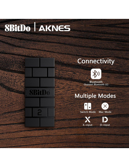 Adaptador Inalámbrico 8BitDo para Consolas y PC - Bluetooth