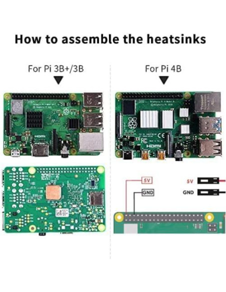 Caja Clúster GeeekPi para Raspberry Pi 4/3 con Ventiladores