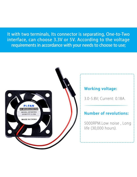 Caja Clúster GeeekPi para Raspberry Pi 4/3 con Ventiladores