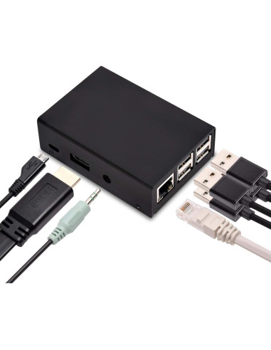 Caja de Aluminio SilverStone SST-PI01 para Raspberry Pi 3B+/2B/1B+