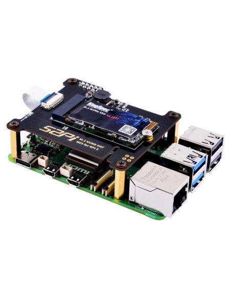 Adaptador M.2 NVMe a PCIe GeeekPi N05 para Raspberry Pi 5