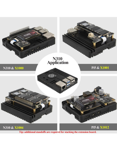 Caja de Enfriamiento Pasivo Geekworm N310 para Raspberry Pi 5