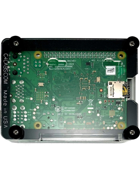 Carcasa Doble Banda C4Labs para Raspberry Pi 3B+ y 4B