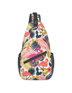 Bolsa Cruzada Tropical de Poliester 15L Ajustable