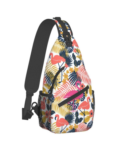 Bolsa Cruzada Tropical de Poliester 15L Ajustable
