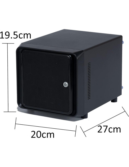 Caja NAS KCMconmey 4+1 Bahía Mini ITX 3.16kg USB 3.0