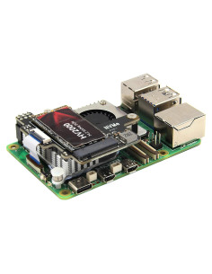 Geekworm X1003 PCIe a M.2 HAT para Raspberry Pi 5 - Soporte NVMe