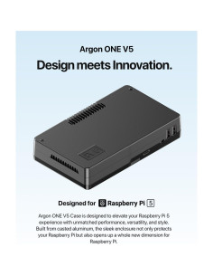 Caja Argon ONE V5 para Raspberry Pi 5 con M.2 NVMe 2