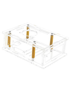 Caja Acrílica Transparente con Ventilador para Raspberry Pi 5