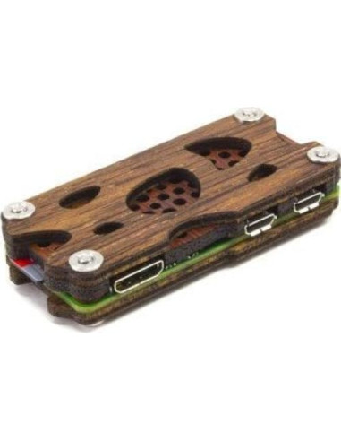 Estuche de Madera C4Labs para Raspberry Pi Zero y Wireless