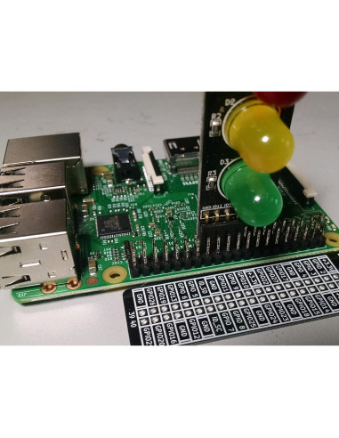 Paquete Placa GPIO Plus y Semáforo Pi Low Voltage Labs