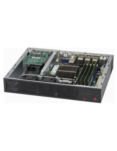 Chasis Rack 1U SuperMicro CSE-E300 FlexATX Negro