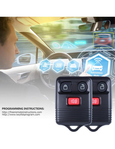 Control Remoto de Entrada Sin Llave VERYOH 3 Botones 315MHz