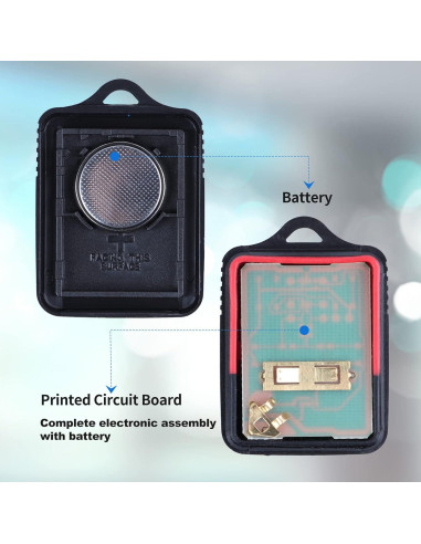 Control Remoto de Entrada Sin Llave VERYOH 3 Botones 315MHz