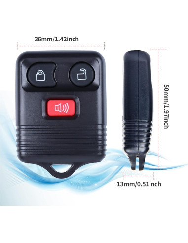 Control Remoto de Entrada Sin Llave VERYOH 3 Botones 315MHz