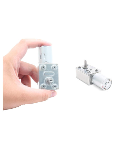 Motor de CC Jersvimc 12V 10RPM Engranaje Alto Par