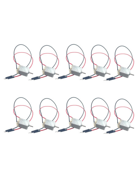10 Motores DC Miniatura Tipo 130 1.5V-6V Bumugufu