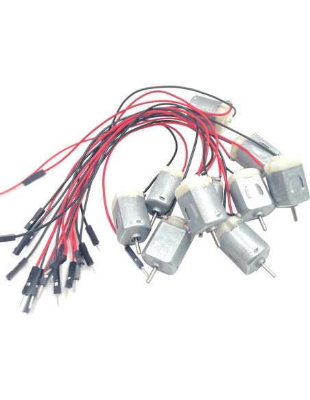 10 Motores DC Miniatura Tipo 130 1.5V-6V Bumugufu
