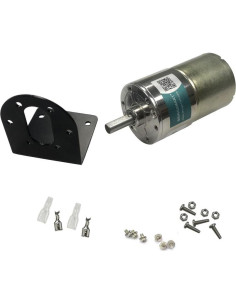 Motor de Engranaje Bringsmart JGB37-520 12V 100RPM Soporte 2