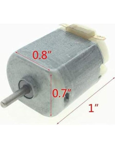 Motor Eléctrico Mini YXQ 6000RPM 3Pcs DC 3-12V Eje 2mm 2