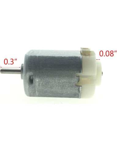Motor Eléctrico Mini YXQ 6000RPM 3Pcs DC 3-12V Eje 2mm